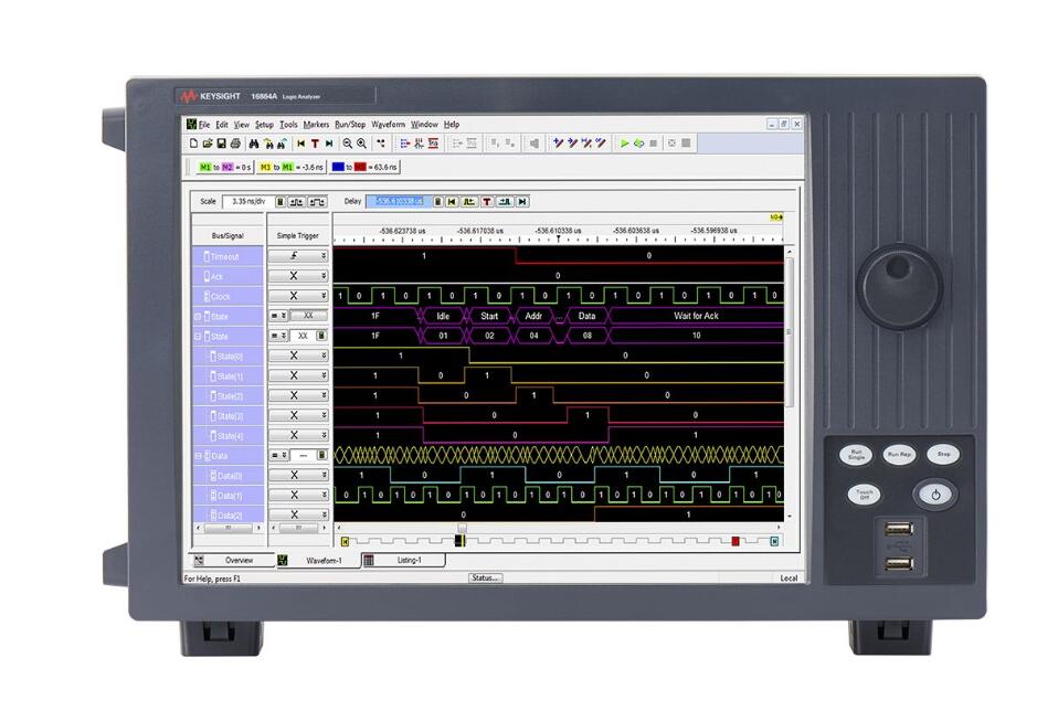16861A 34通道便攜式邏輯分析儀